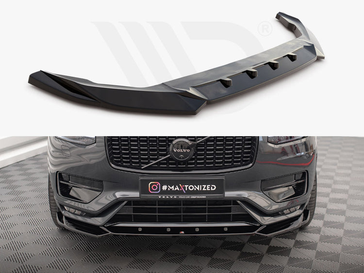 Front Splitter V.1 Volvo XC90 R-Design Mk2 Facelift - Wayside Performance 