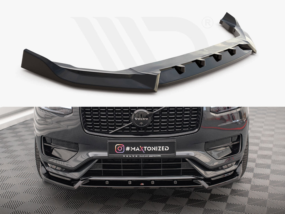 Front Splitter V.2 Volvo XC90 R-Design Mk2 Facelift - Wayside Performance 