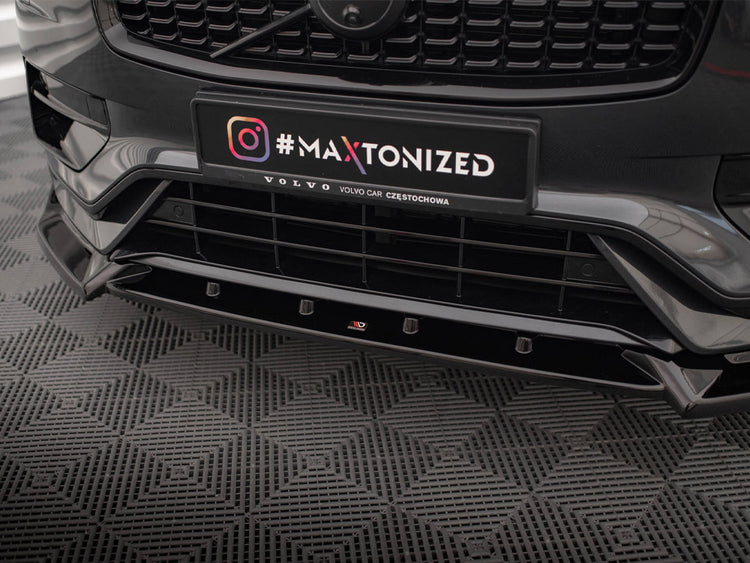 Front Splitter V.2 Volvo XC90 R-Design Mk2 Facelift - Wayside Performance 