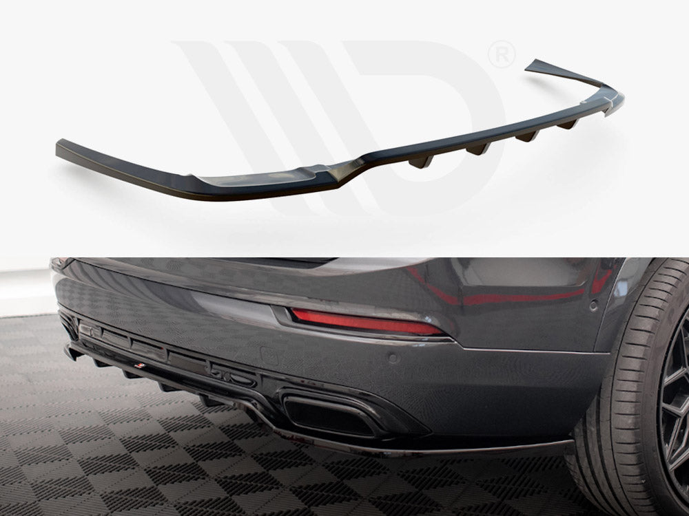 Central Rear Splitter (Vertical Bars) Volvo XC90 R-Design Mk2 Facelift - Wayside Performance 