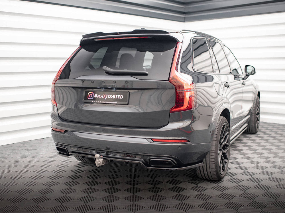 Central Rear Splitter (Vertical Bars) Volvo XC90 R-Design Mk2 Facelift - Wayside Performance 