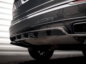 Central Rear Splitter (Vertical Bars) Volvo XC90 R-Design Mk2 Facelift - Wayside Performance 