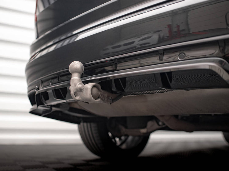 Central Rear Splitter (Vertical Bars) Volvo XC90 R-Design Mk2 Facelift - Wayside Performance 