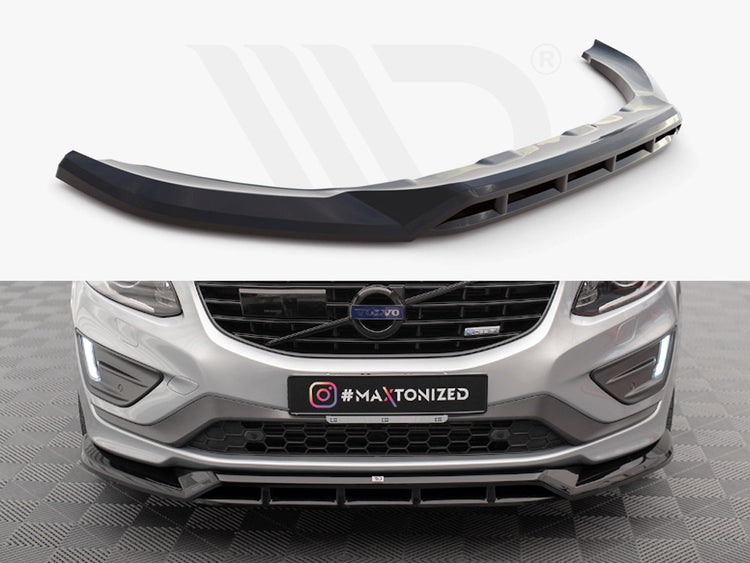 Front Splitter Volvo XC60 R-Design Mk1 Facelift - Wayside Performance 