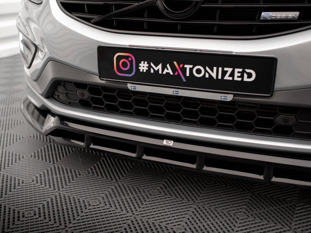 Front Splitter Volvo XC60 R-Design Mk1 Facelift - Wayside Performance 