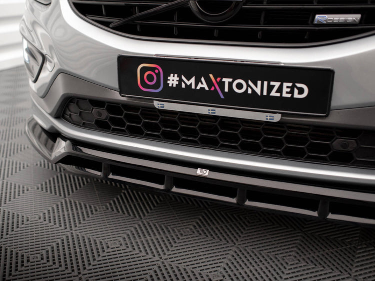 Front Splitter Volvo XC60 R-Design Mk1 Facelift - Wayside Performance 