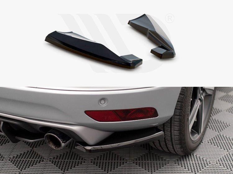 Rear Side Splitters Volvo XC60 R-Design Mk1 Facelift - Wayside Performance 