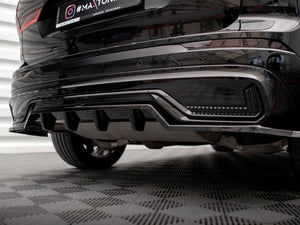 Central Rear Splitter (Vertical Bars) Volvo XC60 R-Design Mk2 Facelift - Wayside Performance 