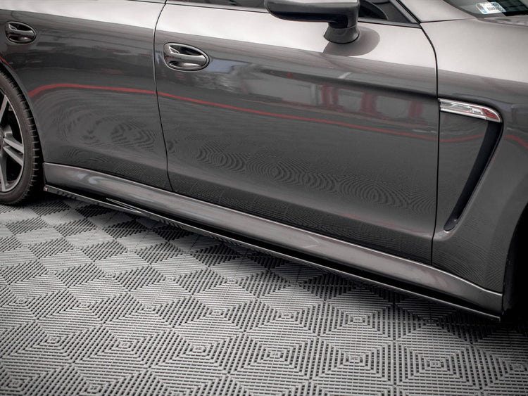 Side Skirts Diffusers V.1 Porsche Panamera / Panamera Diesel / Panamera Turbo 970 - Wayside Performance 