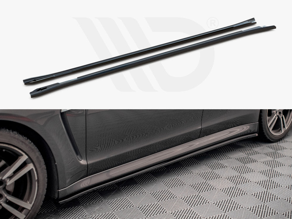 Side Skirts Diffusers V.2 Porsche Panamera / Panamera Diesel / Panamera Turbo 970 - Wayside Performance 