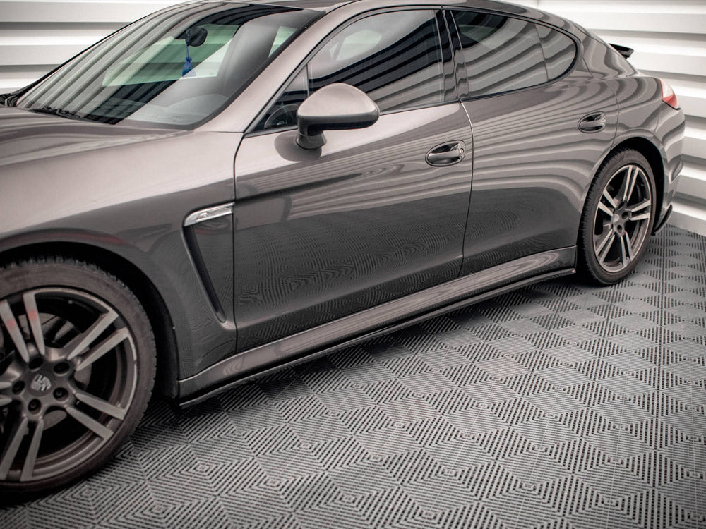 Side Skirts Diffusers V.2 Porsche Panamera / Panamera Diesel / Panamera Turbo 970 - Wayside Performance 