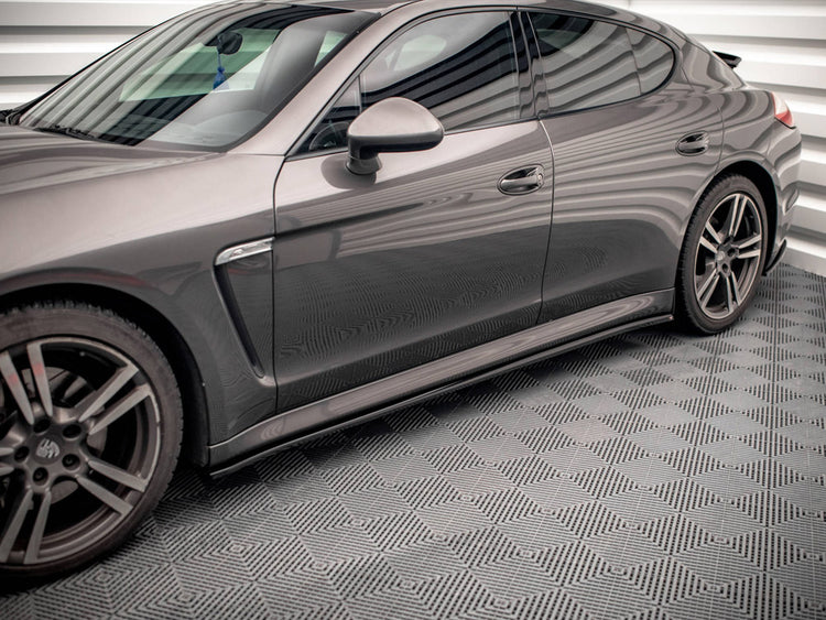 Side Skirts Diffusers V.2 Porsche Panamera / Panamera Diesel / Panamera Turbo 970 - Wayside Performance 