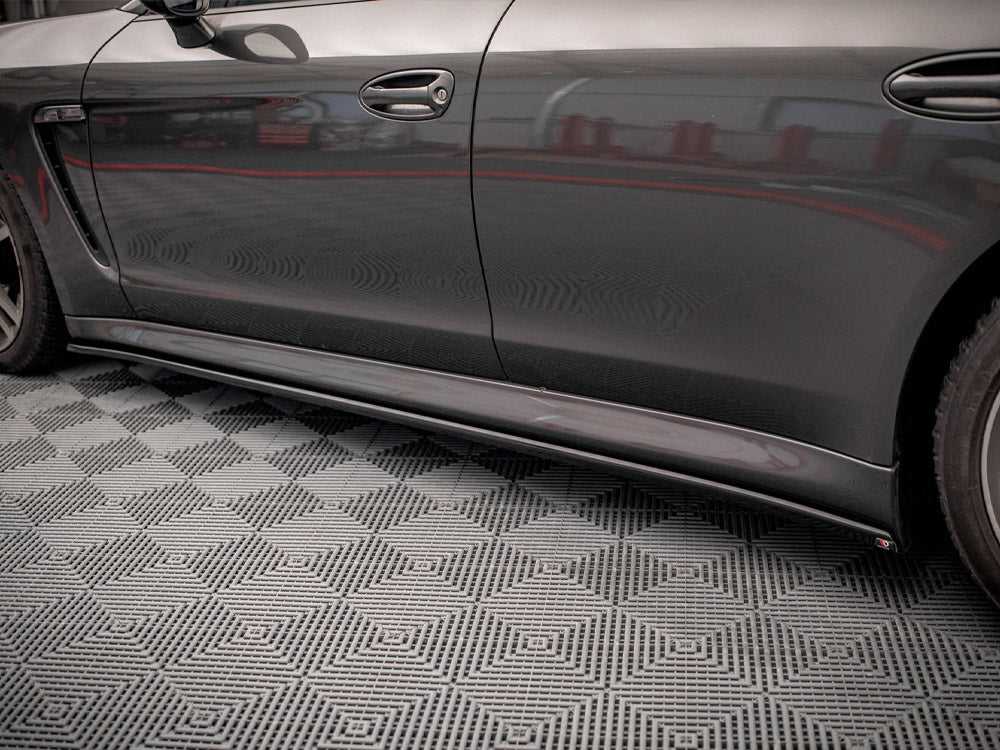 Side Skirts Diffusers V.2 Porsche Panamera / Panamera Diesel / Panamera Turbo 970 - Wayside Performance 