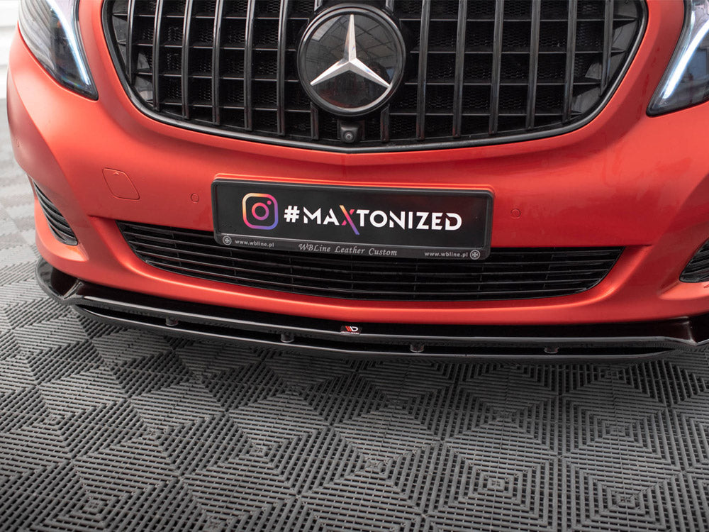 Front Splitter V.4 Mercedes V-Class W447 - Wayside Performance 