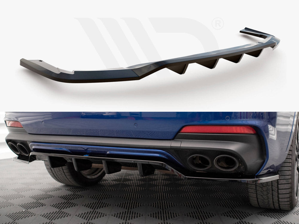 Central Rear Splitter (Vertical Bars) Maserati Levante GTS Mk1 - Wayside Performance 