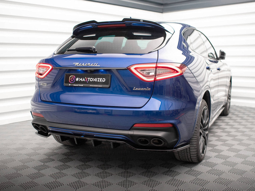 Central Rear Splitter (Vertical Bars) Maserati Levante GTS Mk1 - Wayside Performance 