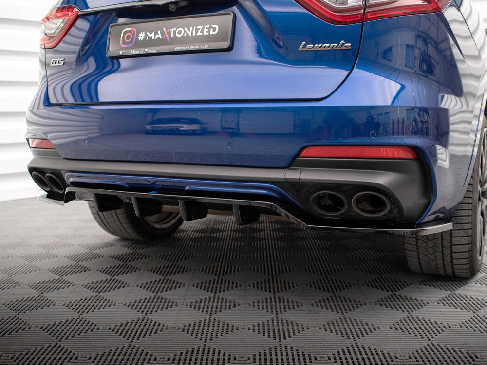 Central Rear Splitter (Vertical Bars) Maserati Levante GTS Mk1 - Wayside Performance 