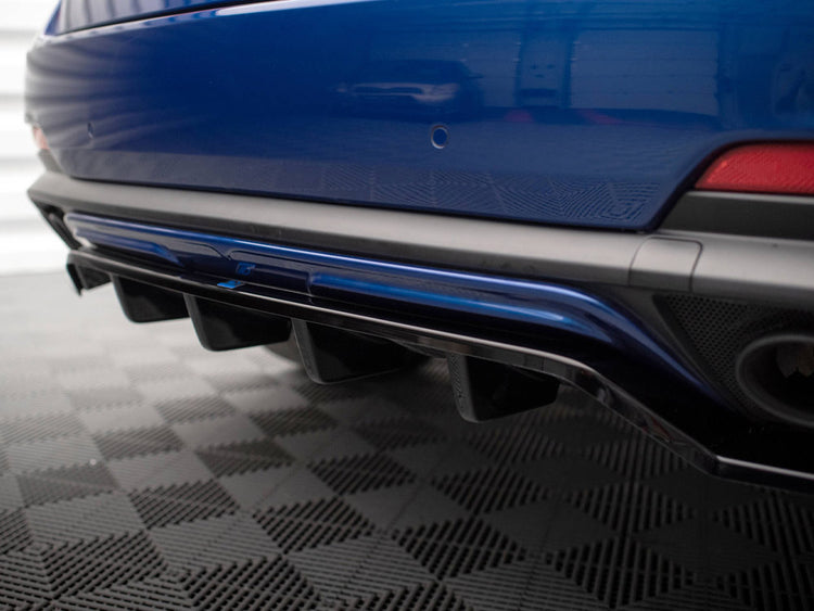 Central Rear Splitter (Vertical Bars) Maserati Levante GTS Mk1 - Wayside Performance 