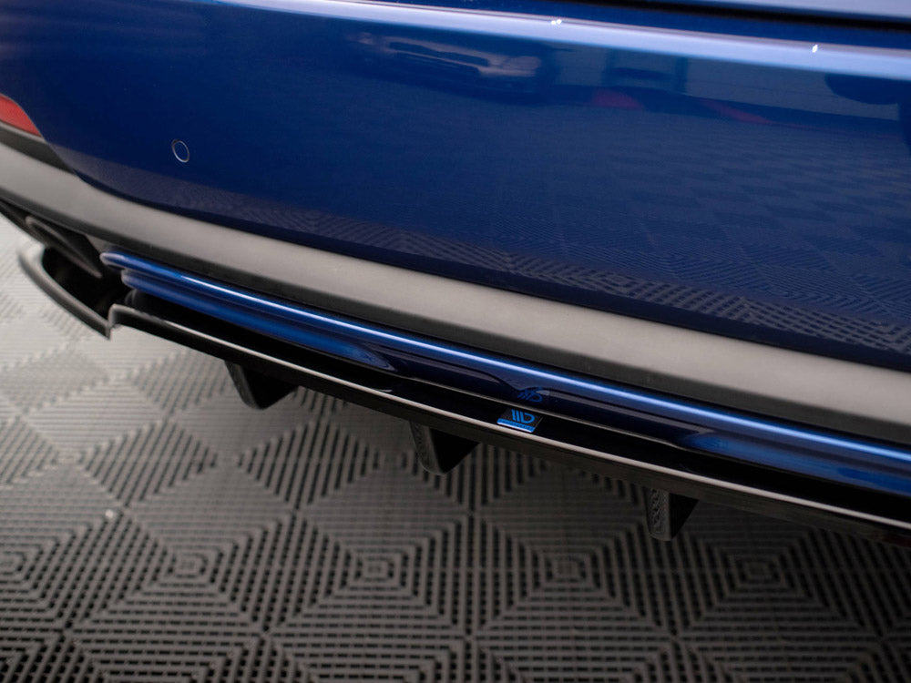 Central Rear Splitter (Vertical Bars) Maserati Levante GTS Mk1 - Wayside Performance 