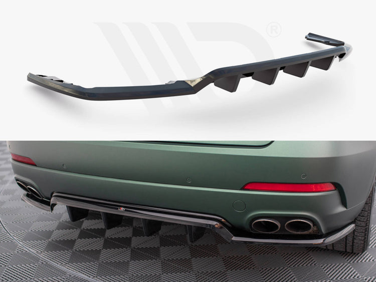 Central Rear Splitter (Vertical Bars) Maserati Levante Mk1 - Wayside Performance 