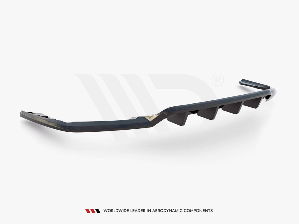 Central Rear Splitter (Vertical Bars) Maserati Levante Mk1 - Wayside Performance 