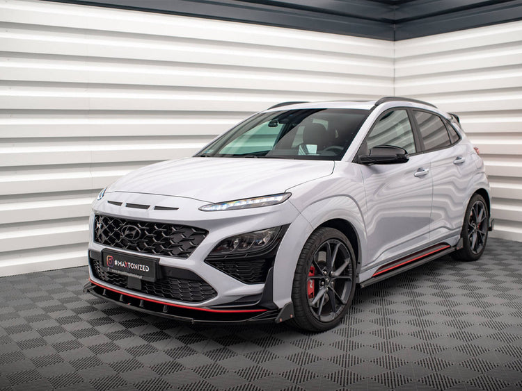 Front Splitter V.2 + Flaps Hyundai Kona N Mk1 - Wayside Performance 