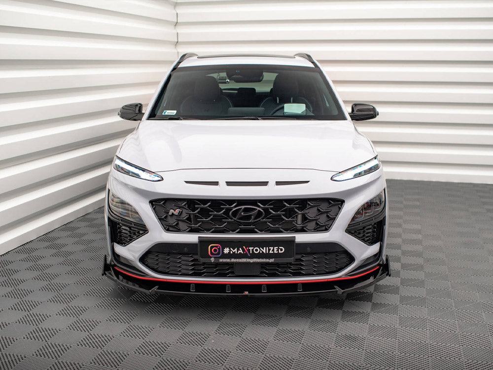 Front Splitter V.2 + Flaps Hyundai Kona N Mk1 - Wayside Performance 