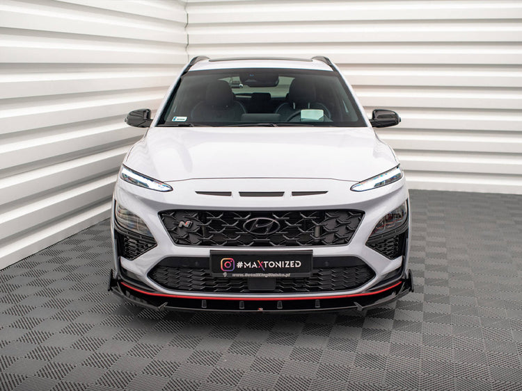 Front Splitter V.2 + Flaps Hyundai Kona N Mk1 - Wayside Performance 