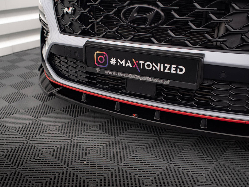 Front Splitter V.2 + Flaps Hyundai Kona N Mk1 - Wayside Performance 
