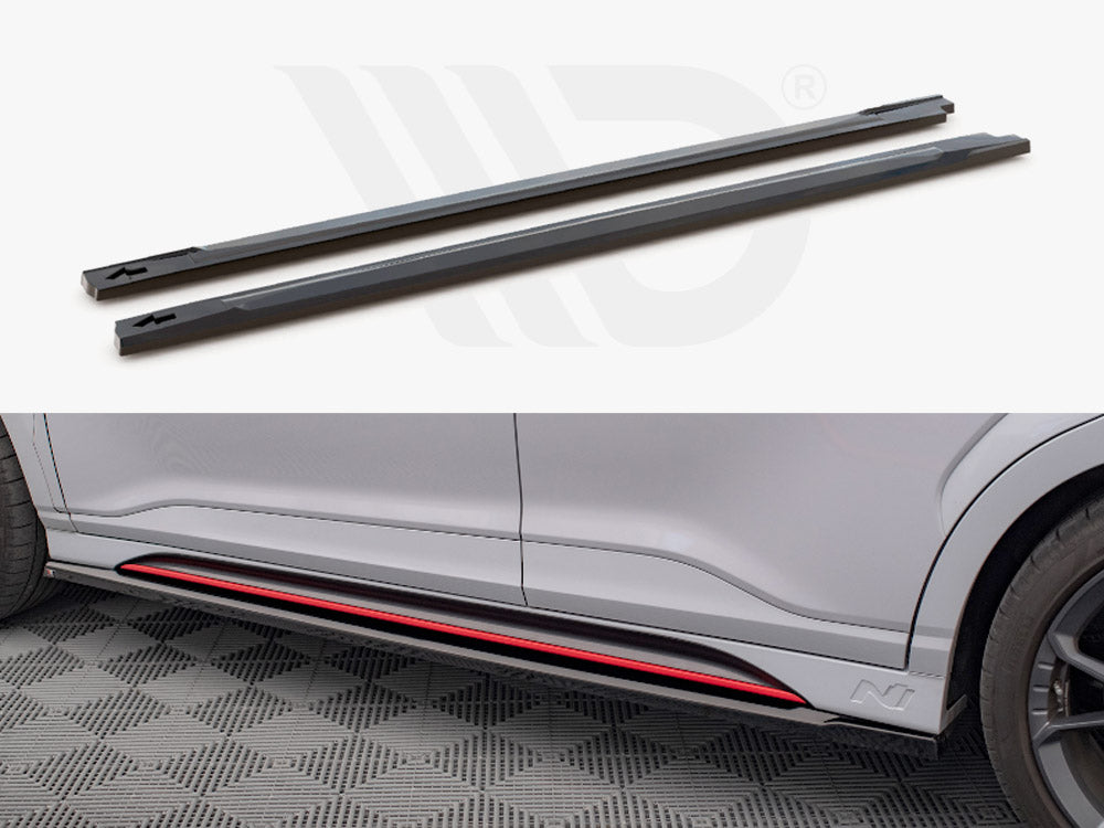 Side Skirts Diffusers V.1 Hyundai Kona N Mk1 - Wayside Performance 
