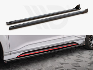 Side Skirts Diffusers V.1 + Flaps Hyundai Kona N Mk1 - Wayside Performance 