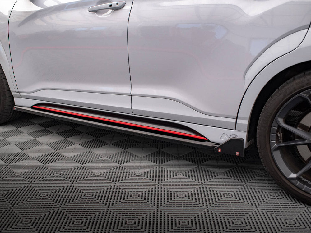 Side Skirts Diffusers V.1 + Flaps Hyundai Kona N Mk1 - Wayside Performance 