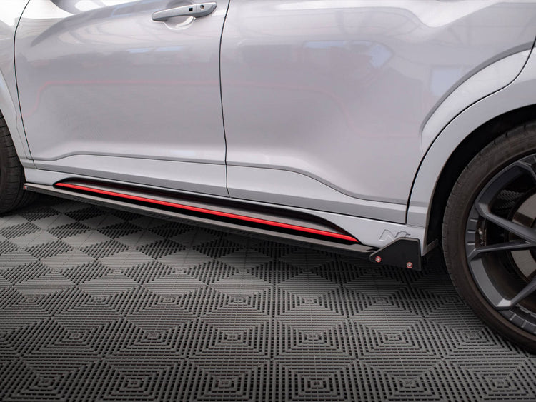 Side Skirts Diffusers V.1 + Flaps Hyundai Kona N Mk1 - Wayside Performance 