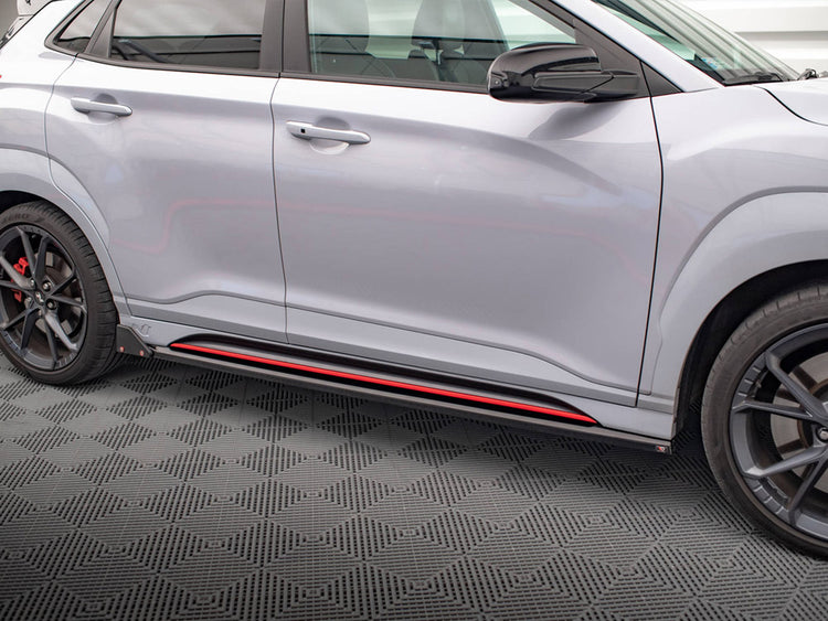Side Skirts Diffusers V.1 + Flaps Hyundai Kona N Mk1 - Wayside Performance 