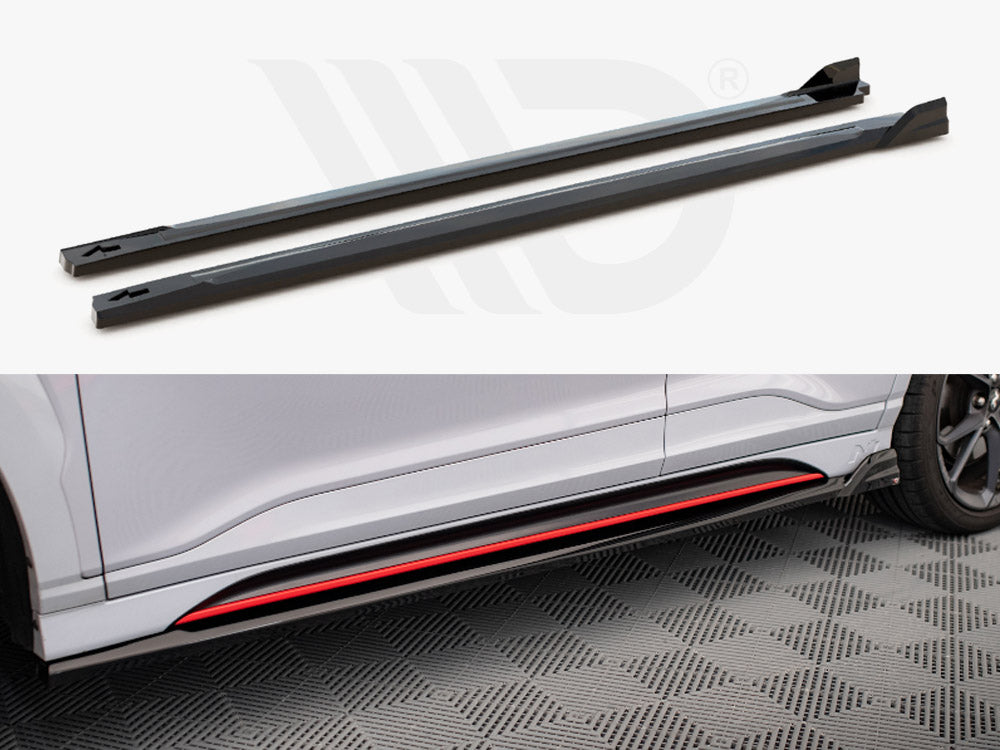 Side Skirts Diffusers V.2 Hyundai Kona N Mk1 - Wayside Performance 