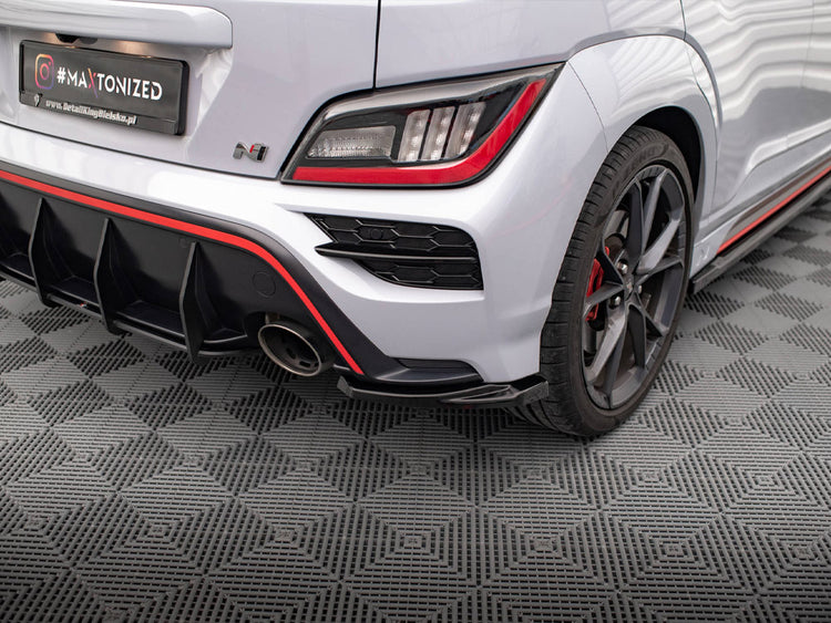 Rear Side Splitters V.1 Hyundai Kona Mk1 - Wayside Performance 