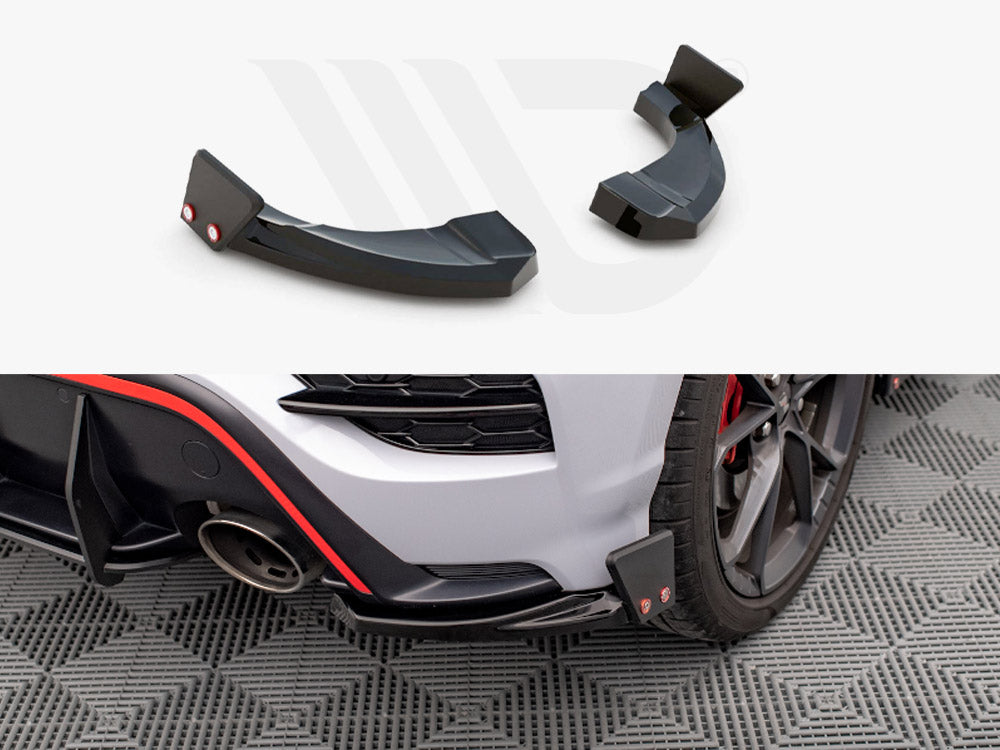Rear Side Splitters V.1 + Flaps Hyundai Kona N Mk1 - Wayside Performance 