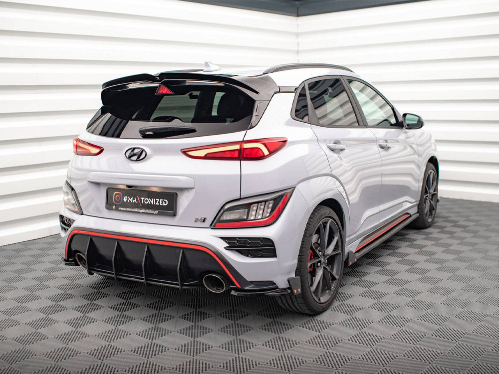 Rear Side Splitters V.1 + Flaps Hyundai Kona N Mk1 - Wayside Performance 