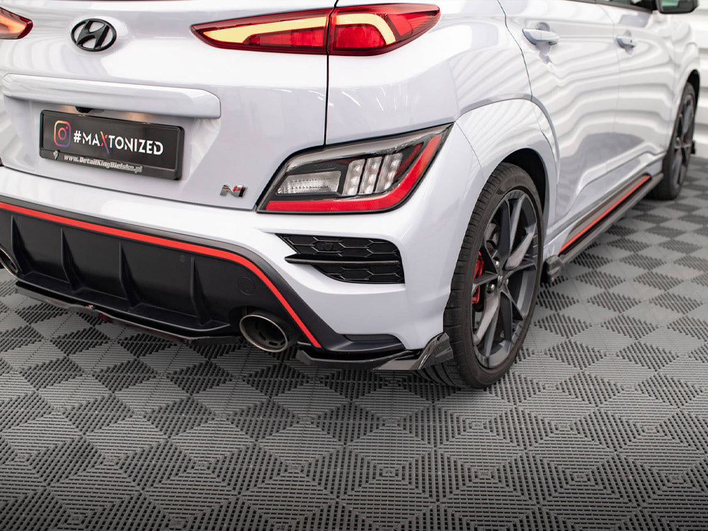 Rear Side Splitters V.2 Hyundai Kona Mk1 - Wayside Performance 