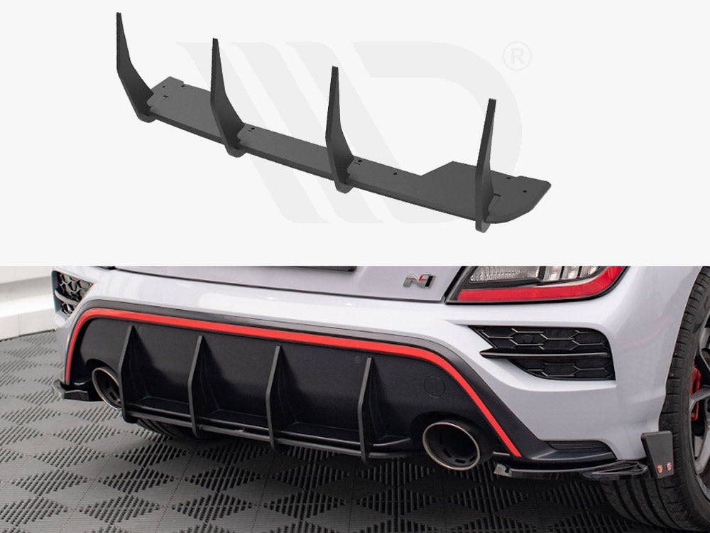 Street PRO Rear Diffuser Hyundai Kona N Mk1 - Wayside Performance 