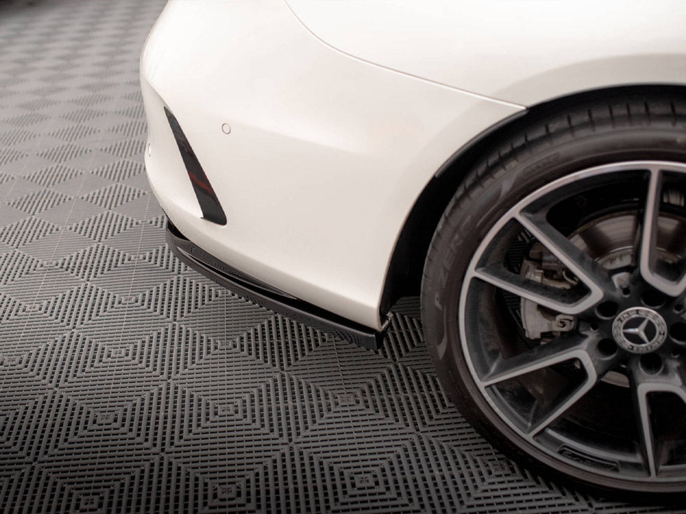 Central Rear Splitter (Vertical Bars) Mercedes C Coupe AMG-Line C205 Facelift - Wayside Performance 
