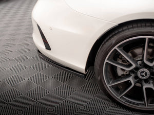Central Rear Splitter (Vertical Bars) Mercedes C Coupe AMG-Line C205 Facelift - Wayside Performance 