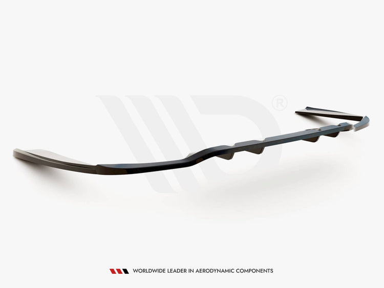 Central Rear Splitter (Vertical Bars) Mercedes C Coupe AMG-Line C205 Facelift - Wayside Performance 