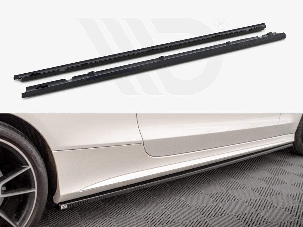 Side Skirts Diffusers Mercedes C Coupe AMG-Line C205 Facelift - Wayside Performance 