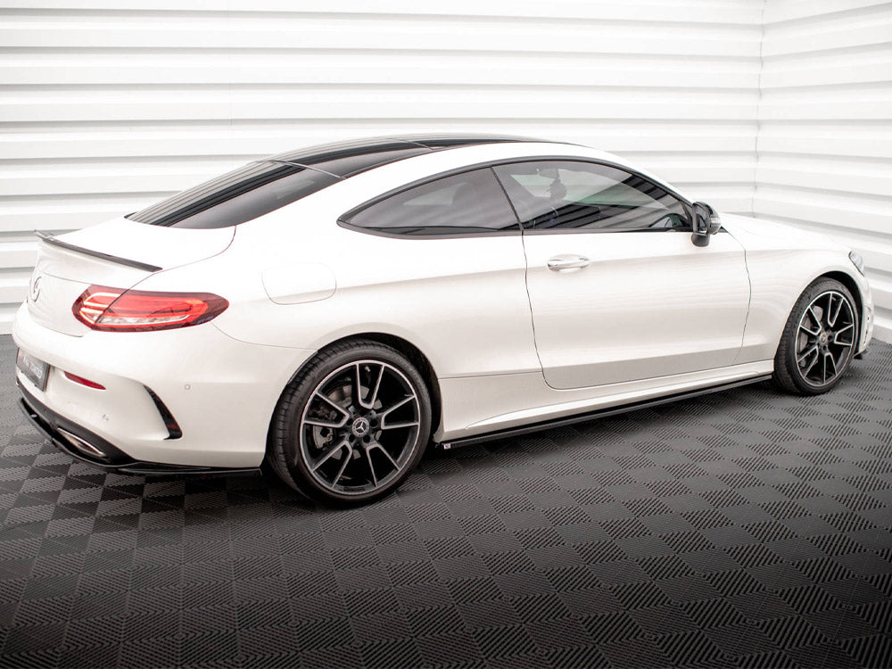 Side Skirts Diffusers Mercedes C Coupe AMG-Line C205 Facelift - Wayside Performance 