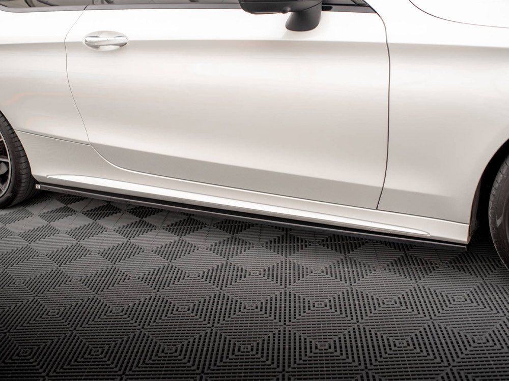 Side Skirts Diffusers Mercedes C Coupe AMG-Line C205 Facelift - Wayside Performance 