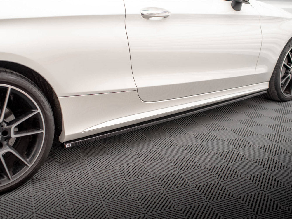 Side Skirts Diffusers Mercedes C Coupe AMG-Line C205 Facelift - Wayside Performance 
