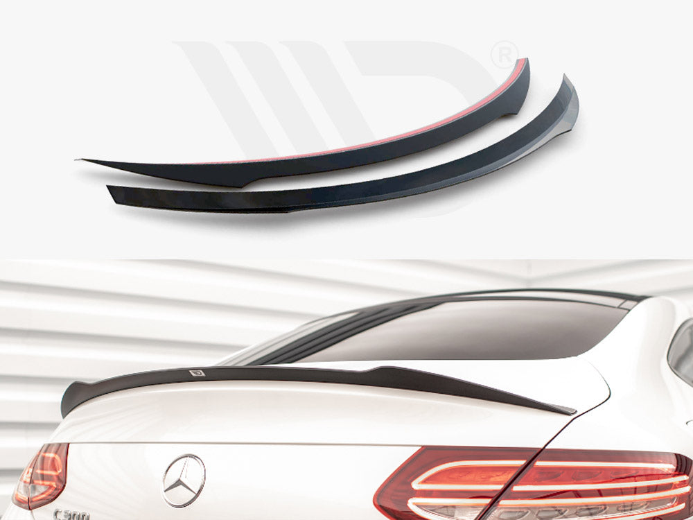 Spoiler CAP Mercedes C W205 Coupe AMG-Line - Wayside Performance 