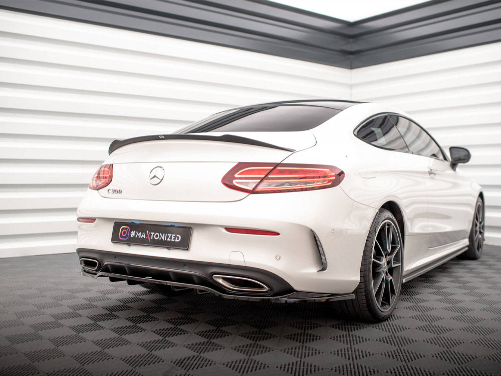 Spoiler CAP Mercedes C W205 Coupe AMG-Line - Wayside Performance 