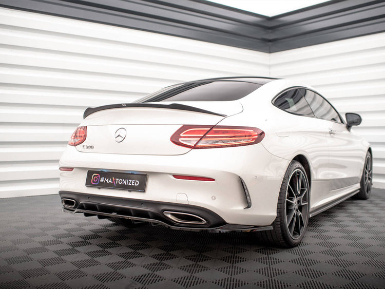 Spoiler CAP Mercedes C W205 Coupe AMG-Line - Wayside Performance 